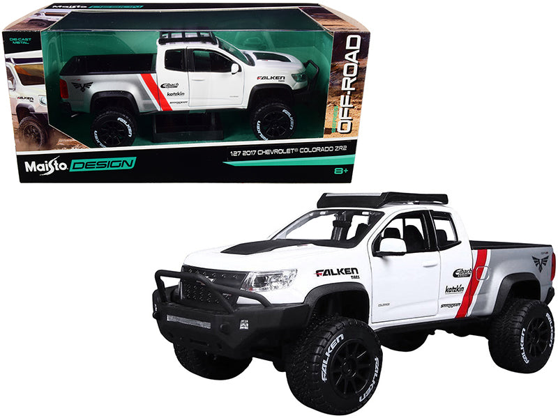 Maisto 32534w 2017 Chevrolet Colorado ZR2 Pickup Truck Falken Tires 1