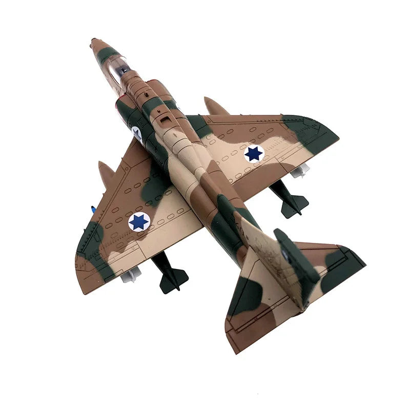 JASON TUTU Aircraft Model Diecast Metal 1:72 Israeli Air Force A4 Skyhawk Strike Military fighter Model Plane Dropshipping