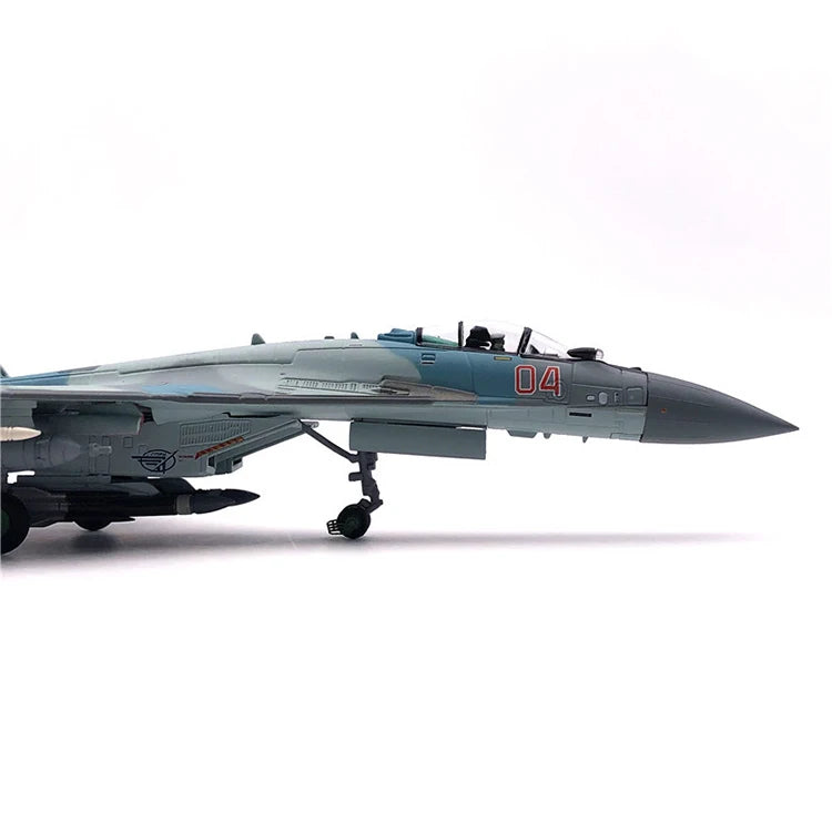 Jason TUTU Aircraft Plane model 1/100 Russian Air Force fighter Su 35 airplane Alloy model diecast 1:100 metal Planes
