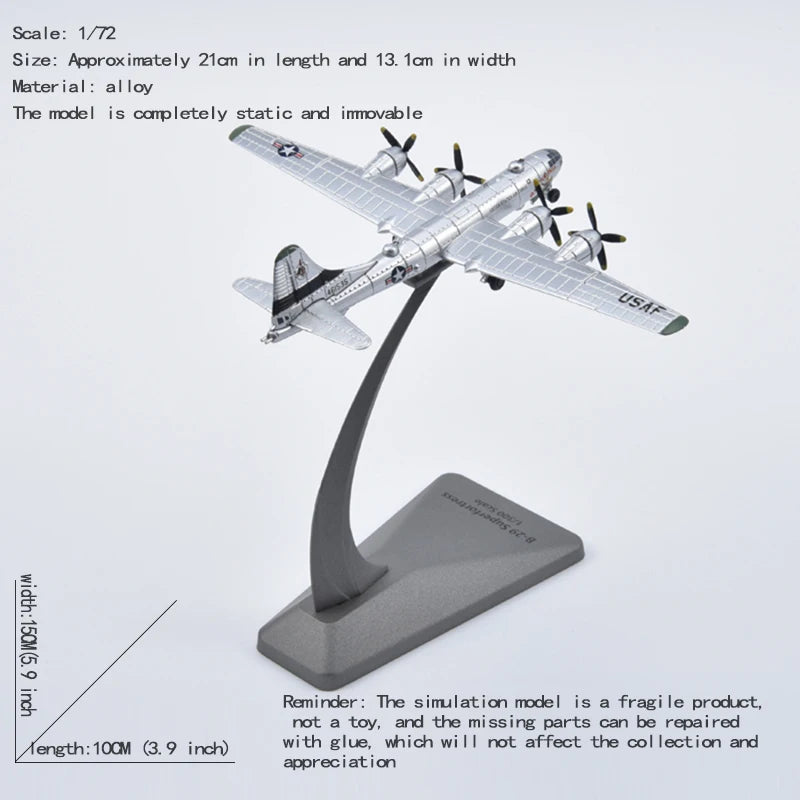 The B-29 Bomber Diecast Model by JASON TUTU