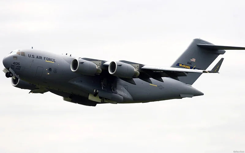 JASON TUTU 1/200 Scale Alloy Model Diecast Aircraft Model USAF C-17 Globemaster III Tactical Military Transport Drop Shipping