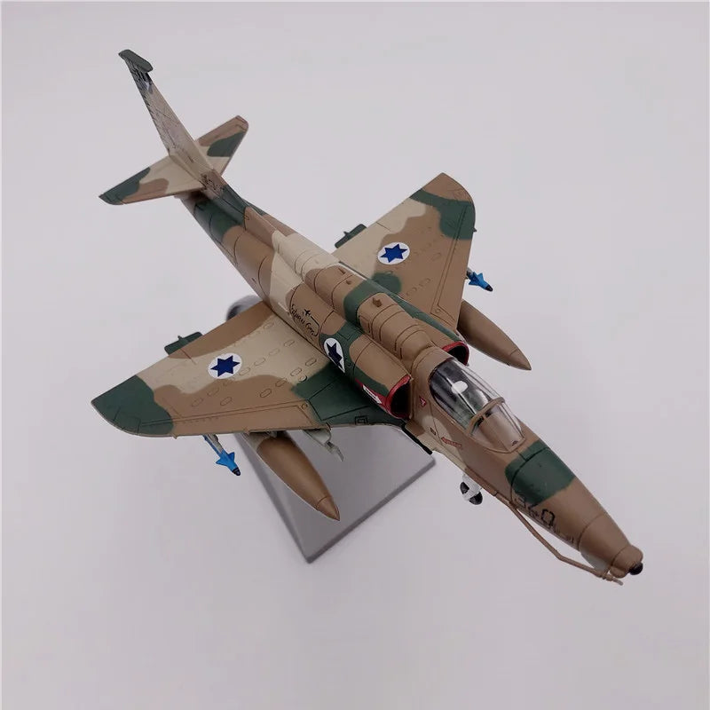 JASON TUTU Aircraft Model Diecast Metal 1:72 Israeli Air Force A4 Skyhawk Strike Military fighter Model Plane Dropshipping