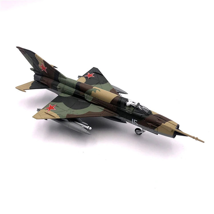 Aircraft Plane model former Soviet Air Force fighter MiG-21 airplane Alloy model diecast 1:72 metal Planes