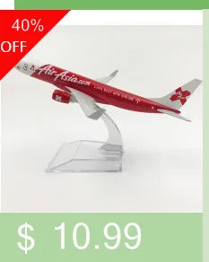 JASON TUTU 20cm Air Asia Airbus A320 Plane Model Airplane Model Aircraft Model 1:300 Diecast Metal planes toys Collect