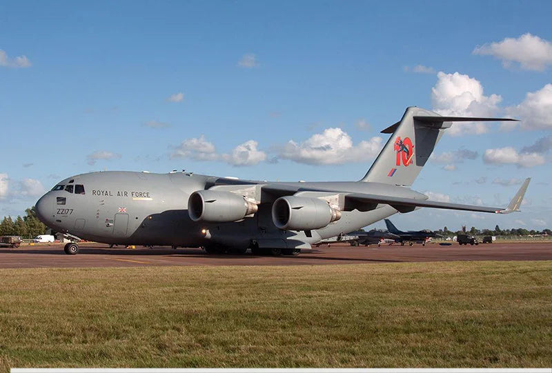 JASON TUTU 1/200 Scale Alloy Model Diecast Aircraft Model USAF C-17 Globemaster III Tactical Military Transport Drop Shipping