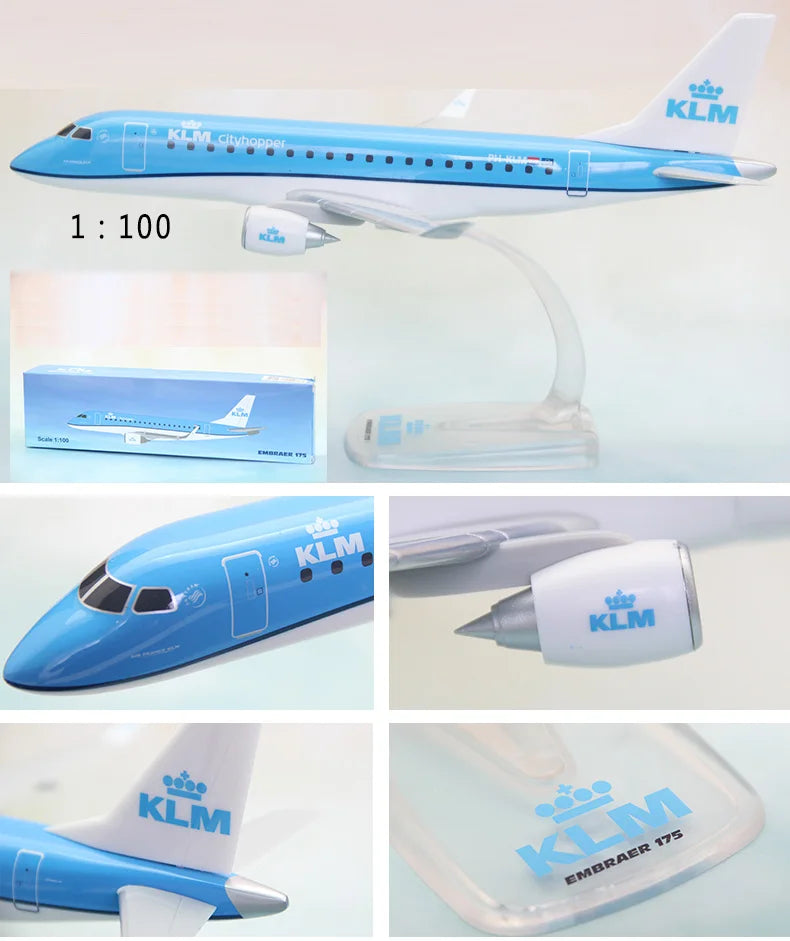 JASON TUTU 1/200 Scale KLM Plane Model Airplane Model Aircraft Assemble Plastic Airplane Dropshipping