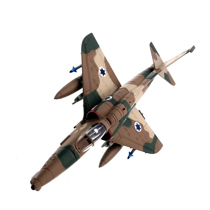 JASON TUTU Aircraft Model Diecast Metal 1:72 Israeli Air Force A4 Skyhawk Strike Military fighter Model Plane Dropshipping