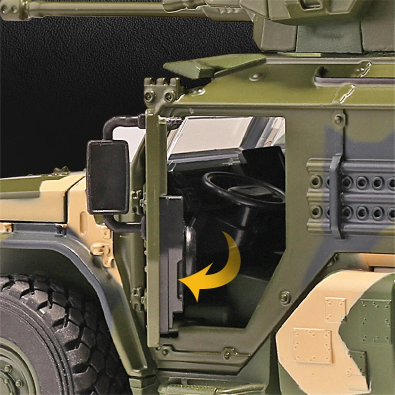 Tiger Armored Off-road Vehicle Diecast Collectible Model