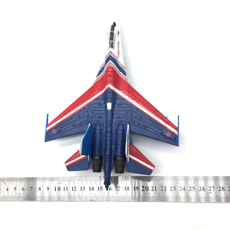JASON TUTU 1/100 Scale Russia Su27 Military Model Aircraft Model SU-27 fighter jet alloy Plane Drop Shipping