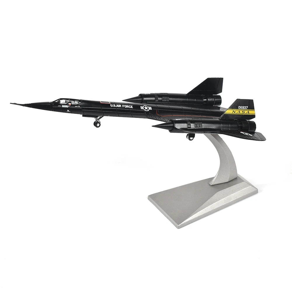 JASON TUTU 1/144 Scale Alloy Model Diecast fighter SR-71 lockheed Blackbird Aircraft Model Plane DropShippg