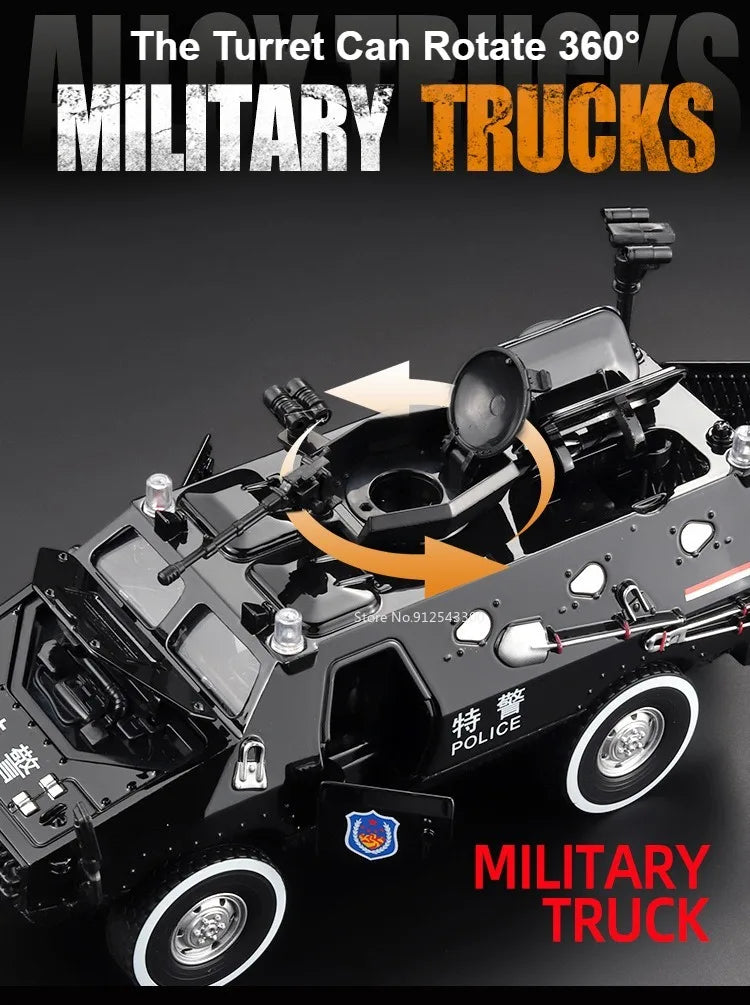 Armored Military Off-road Vehicle Diecast Model Collection