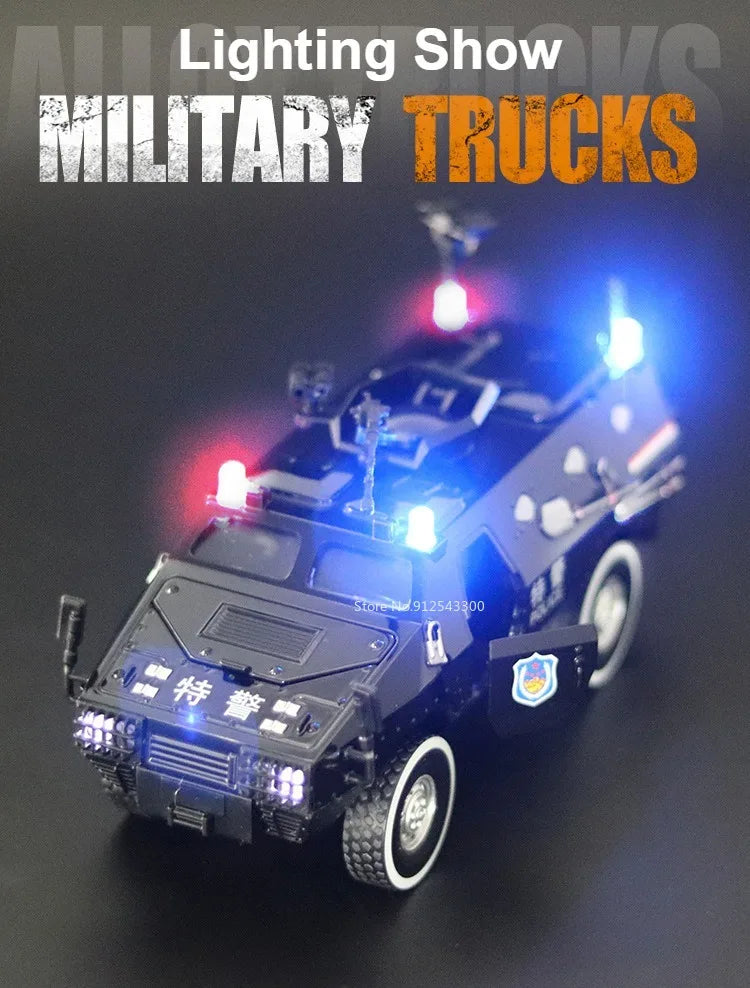 Armored Military Off-road Vehicle Diecast Model Collection
