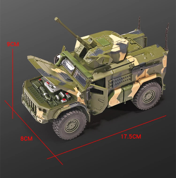 Tiger Armored Off-road Vehicle Diecast Collectible Model