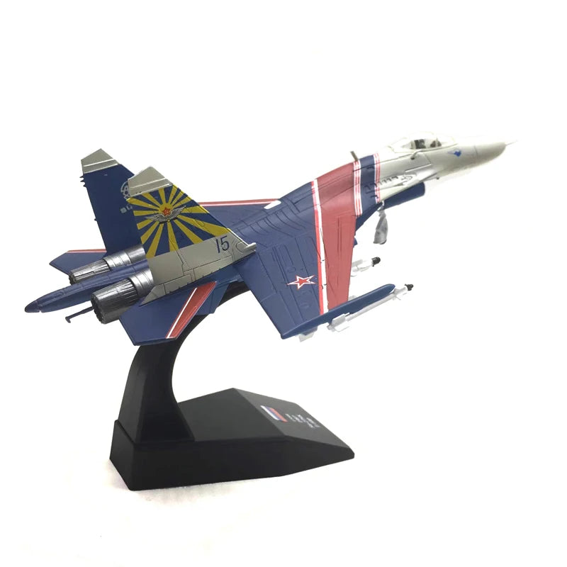JASON TUTU 1/100 Scale Russia Su27 Military Model Aircraft Model SU-27 fighter jet alloy Plane Drop Shipping
