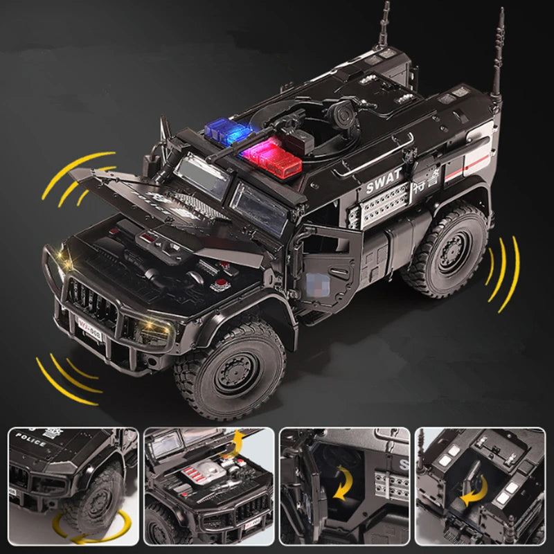 Tiger Armored Off-road Vehicle Diecast Collectible Model