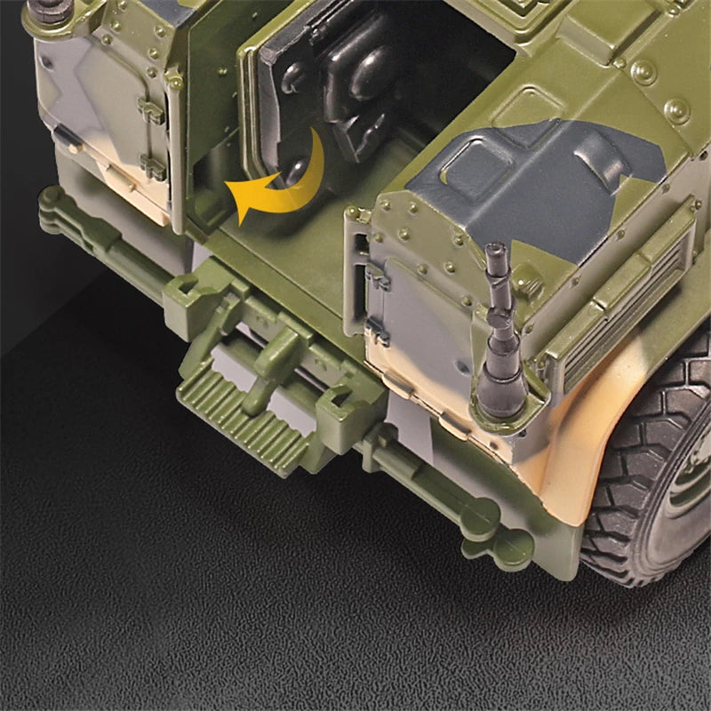 Tiger Armored Off-road Vehicle Diecast Collectible Model