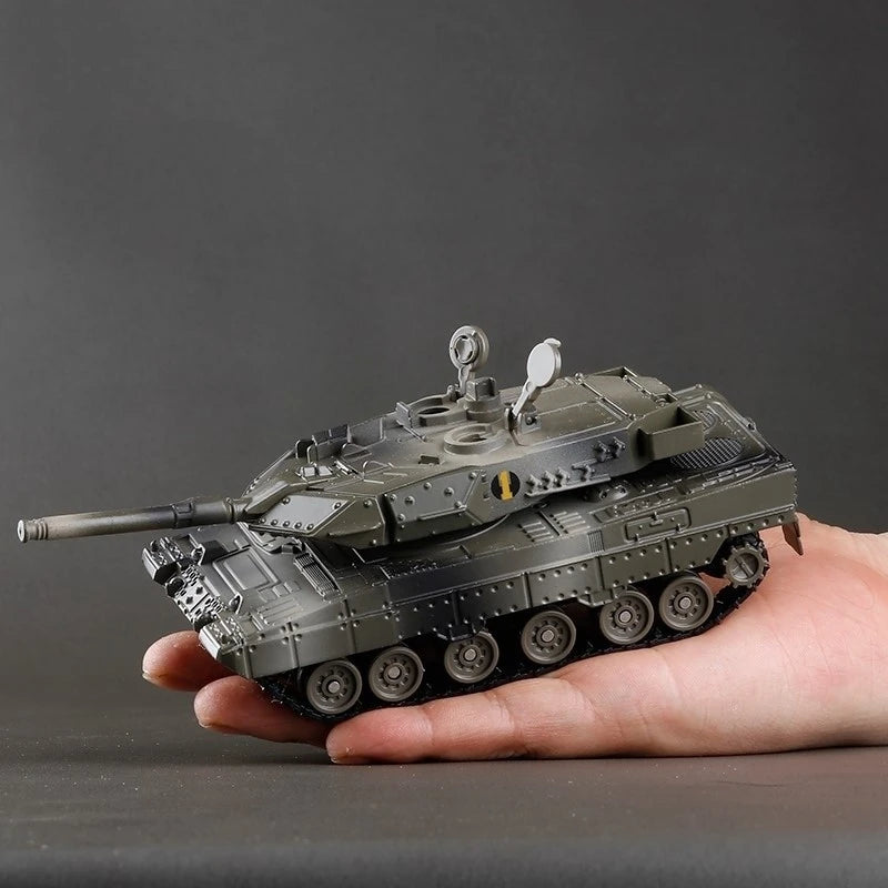 Main Battle Tank Leopard 2 M1A2 Abrams Type 99 - Diecast Collectible Model - Sound & Light Edition