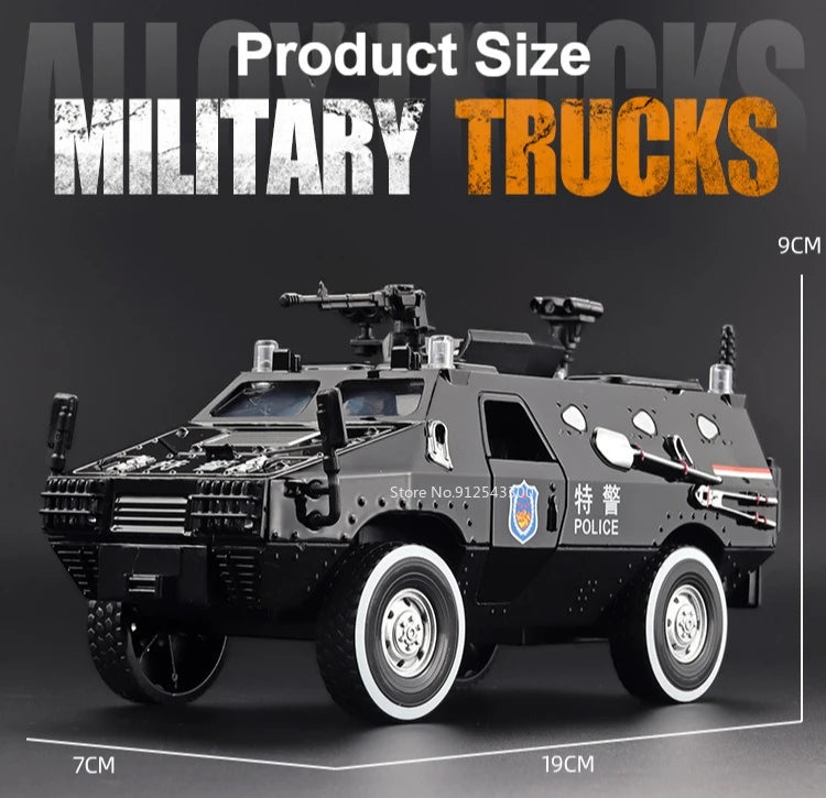 Armored Military Off-road Vehicle Diecast Model Collection