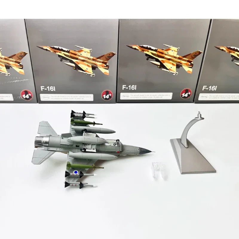 F16I Israel Air Force Fighter Aircraft Diecast Collectible Model