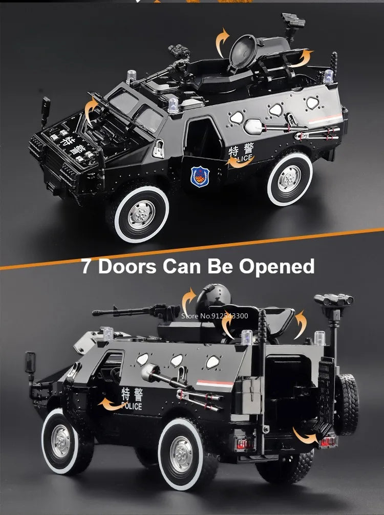 Armored Military Off-road Vehicle Diecast Model Collection