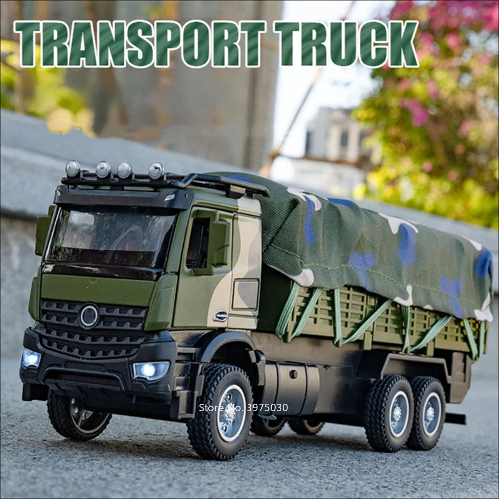 Military Transport Truck Diecast Collectible Model