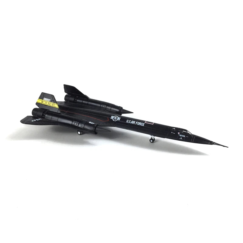 US Air Force SR-71 Blackbird Reconnaissance Aircraft Diecast Model
