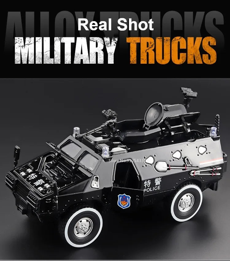 Armored Military Off-road Vehicle Diecast Model Collection