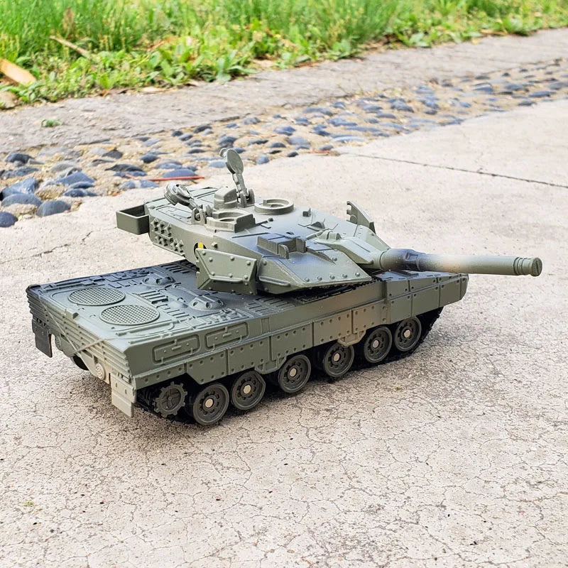 Main Battle Tank Leopard 2 M1A2 Abrams Type 99 - Diecast Collectible Model - Sound & Light Edition