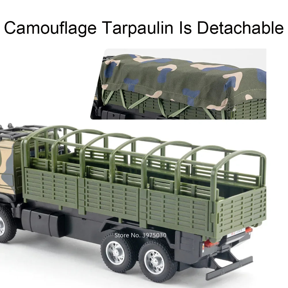 Military Transport Truck Diecast Collectible Model
