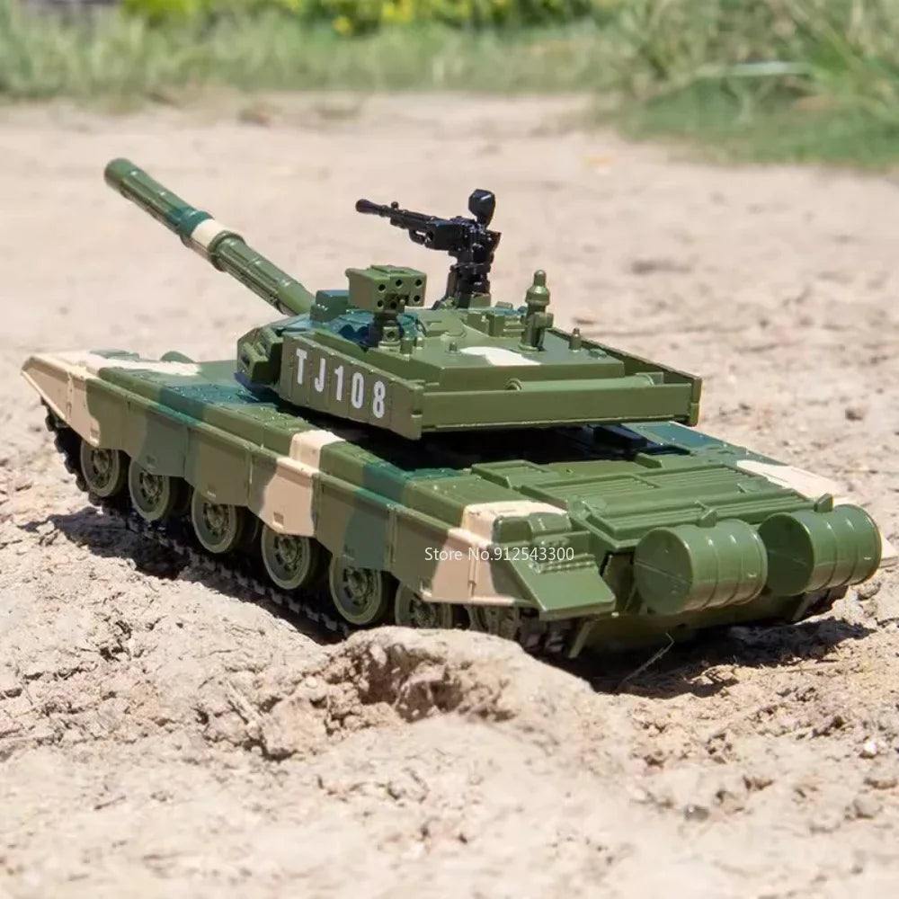Type ZTZ-99 Tank Diecast Collectible Model - Sound & Light Edition