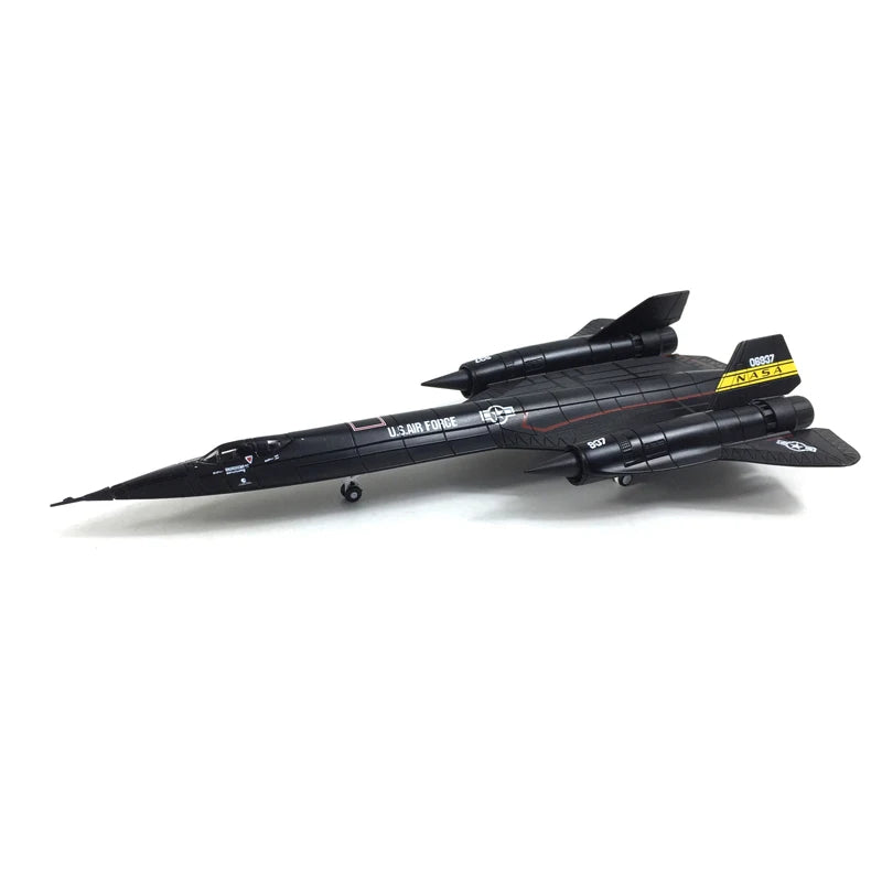 US Air Force SR-71 Blackbird Reconnaissance Aircraft Diecast Model