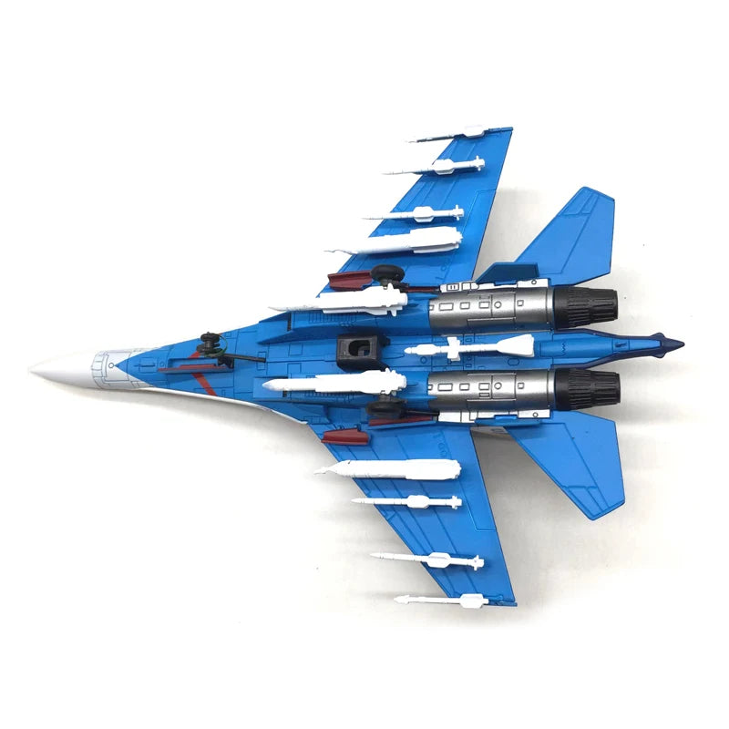 JASON TUTU 1/100 Scale Russia Su27 Military Model Aircraft Model SU-27 fighter jet alloy Plane Drop Shipping