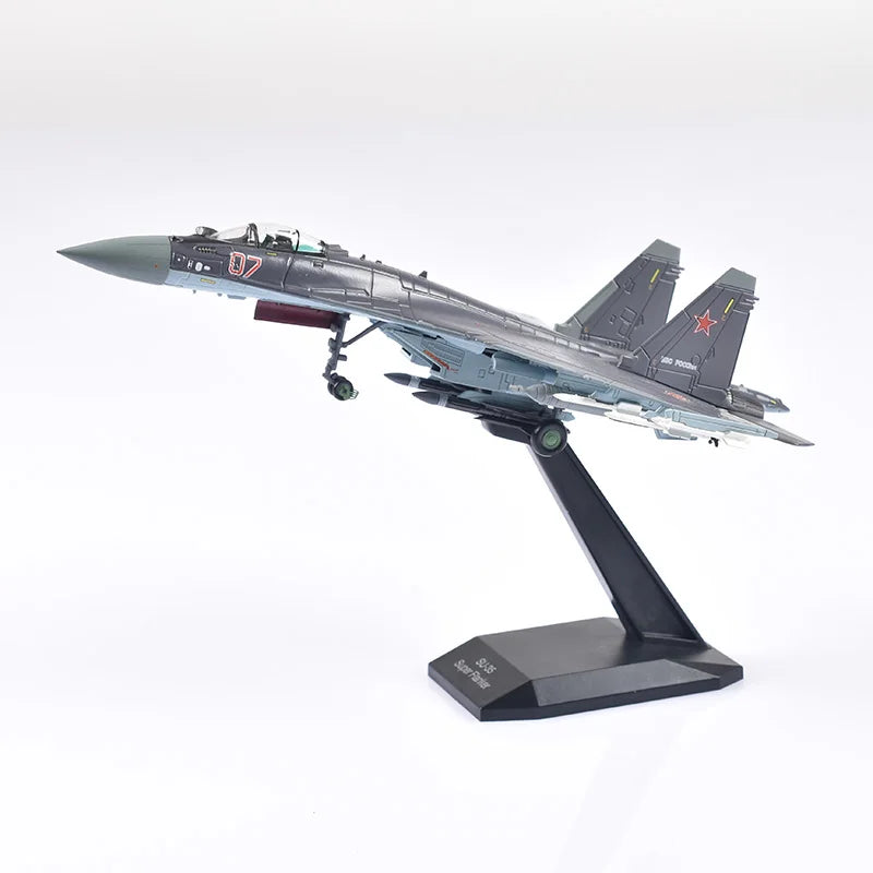 JASON TUTU 1/100 Scale Su35 Alloy Model Russian Fighter SU-35 Aircraft Model Plane Drop Shipping