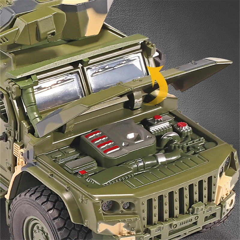 Tiger Armored Off-road Vehicle Diecast Collectible Model