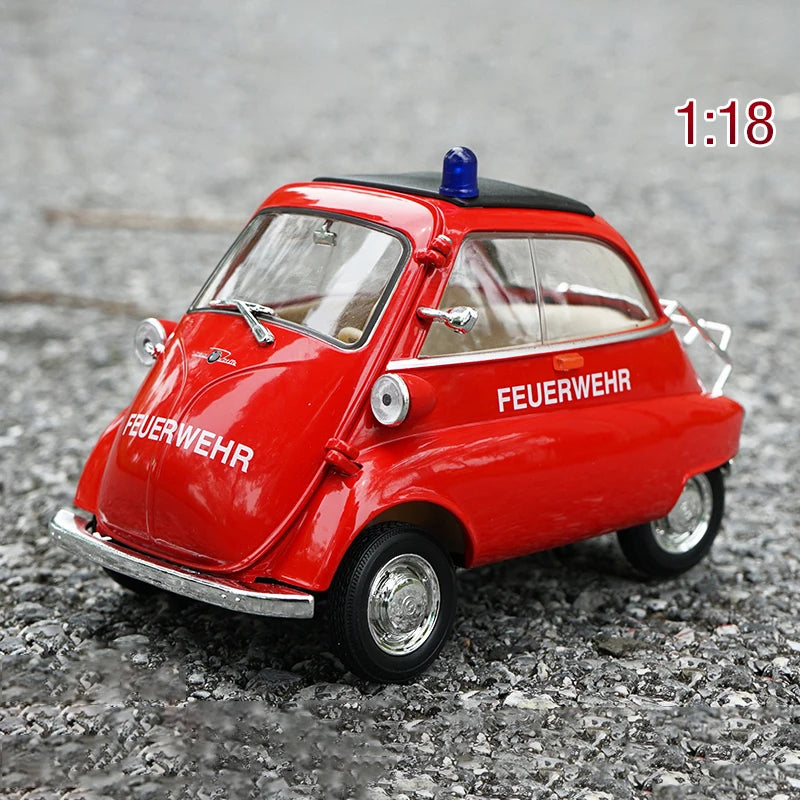 WELLY 1:18 BMW Isetta Alloy Car Diecasts & Toy Vehicles Car Model Miniature Scale Model Car For Children