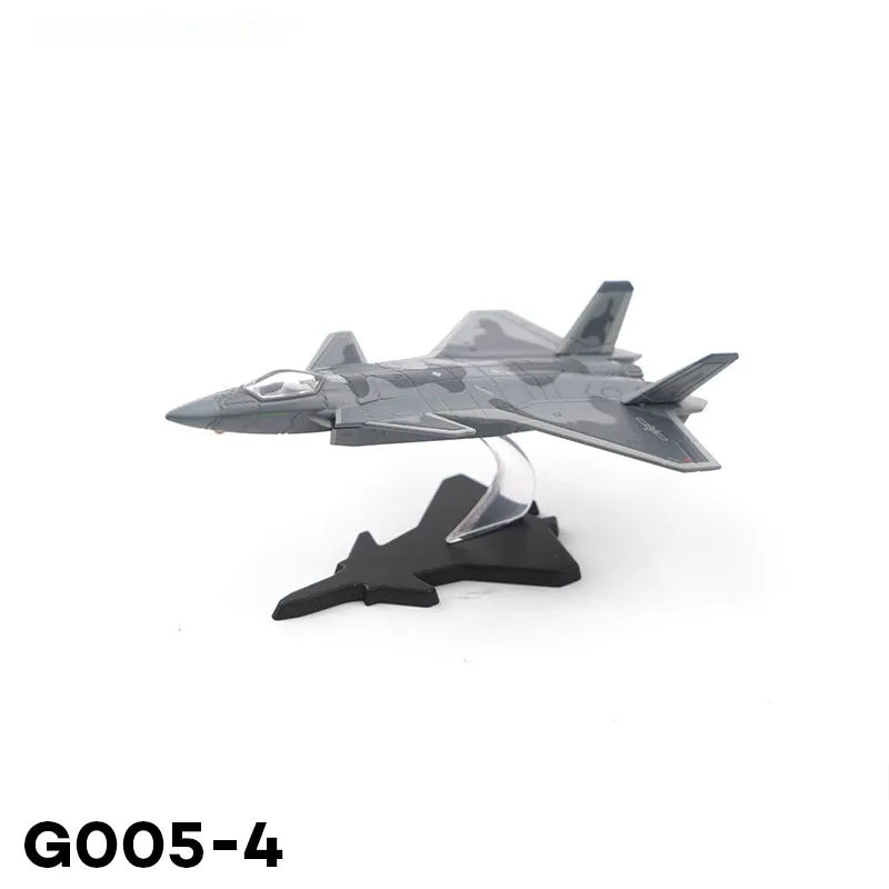 Diecast 1/200 Scale J-20 Stealth Fighter Simulation Alloy fighter Model Static Display Collectible Gift Toy Souvenir Decration