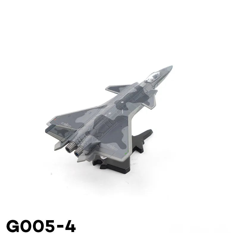 Diecast 1/200 Scale J-20 Stealth Fighter Simulation Alloy fighter Model Static Display Collectible Gift Toy Souvenir Decration