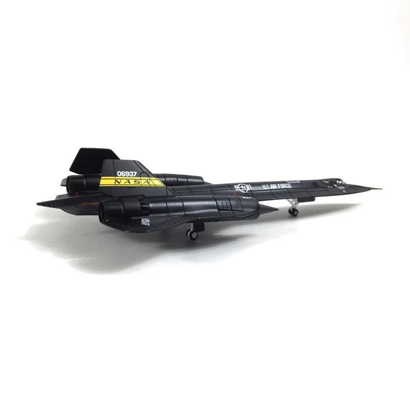 US Air Force SR-71 Blackbird Reconnaissance Aircraft Diecast Model