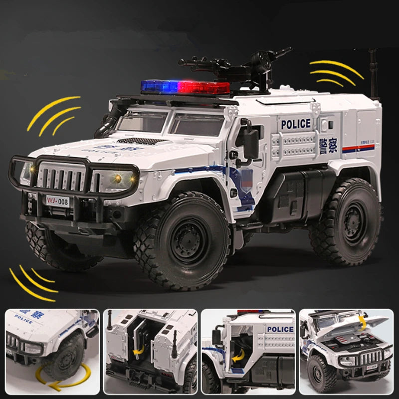Tiger Armored Off-road Vehicle Diecast Collectible Model
