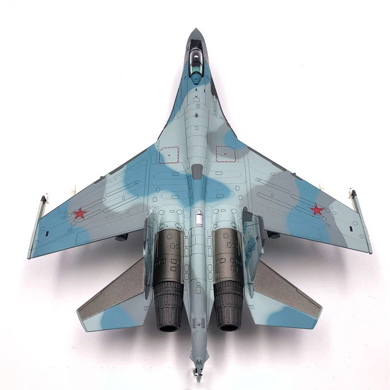JASON TUTU 1/100 Scale Su35 Alloy Model Russian Fighter SU-35 Aircraft Model Plane Drop Shipping