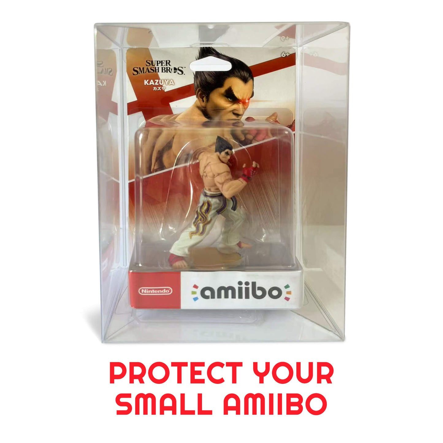 EVORETRO Protector for Small amiibo 12.9x7x19 PET Protector Pack of 10