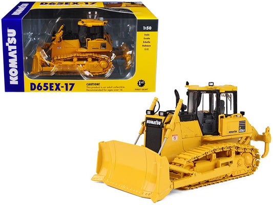Komatsu D65EX-17 Sigmadozer with Ripper 1/50 Diecast Model by First