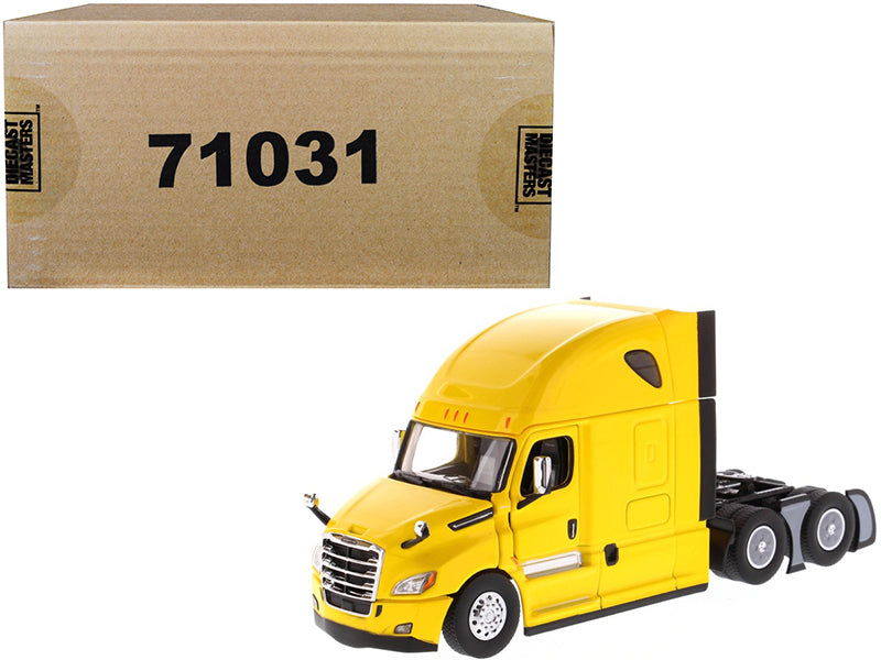 Freightliner New Cascadia Sleeper Cab Truck Tractor Yellow 1/50