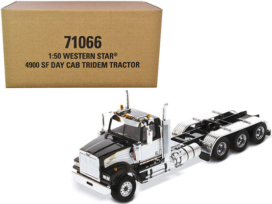 Western Star 4900 SF Tridem Day Cab Truck Tractor Black \Transport