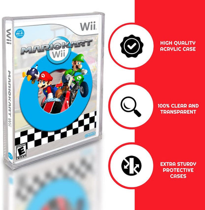 Acrylic Protector DVD (Wii, GameCube, PS2, Xbox, Xbox360)- Pack of 2