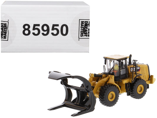CAT Caterpillar 972M Wheel Loader with Log Fork and Operator \High