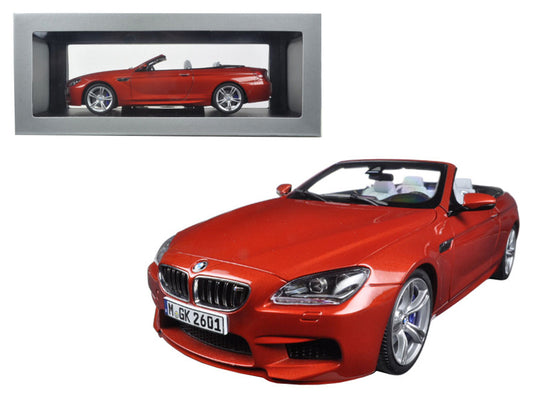 BMW M6 F12M Convertible Sakhir Orange 1/18 Diecast Model Car by