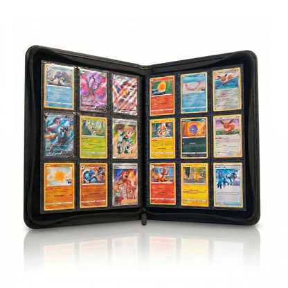 EVORETRO 9-Pocket Zip-Up Trading Card Zipper Binder for 360 cards