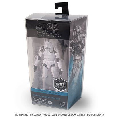 EVORETRO Action Figure Protective Case for Regular Star Wars Black Series with Angled Corners - PET 0.35MM - 10 Pack