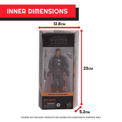 EVORETRO Action Figure Protective Case for Regular Star Wars Black Series with Angled Corners - PET 0.35MM - 10 Pack